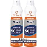 Ecran Sunnique Sport &ndash; Sun Mist SPF 50 Sweat Resistant &ndash; 2 x 250 ml | High UVB and UVA protection designed for outdoor sports