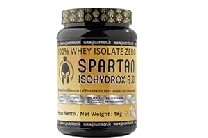 JNutrition Spartan Isohydroox 3.0, WHEY PROTEINE ISOLATE ZERO, Proteine in Polvere del Siero di latte, Proteine whey per aumento massa muscolare (CIOCCOLATO, 1KG)