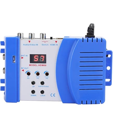 Modulatore Audio-Video RF PAL Per Segnale TV Satellitare E DVB-T Su Impianto Antenna - Foto 3