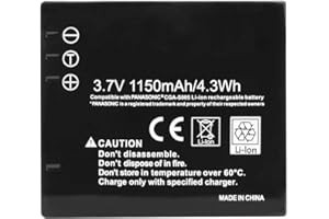 Amsahr Digital Replacement Camera and Camcorder Battery for Panasonic CGA: S005, S005E