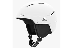 RIOROO Casco Sci Uomo Donna Giovanili,Casco Snowboard con Sfiato Regolabili Compatibile con Occhiali da Sci Disponibile per Gli Sport Sulla Neve Snowboard Snowmobile Sci Antivento.