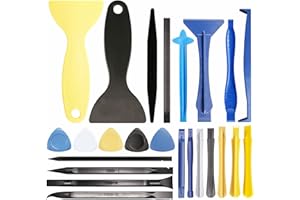 EIDOCT 24 in 1 Kit di riparazione professionale per strumenti di apertura, strumento di apertura in plastica elettronica strumento leva per apertura Spudger barra di leva triangolare taglio foglio