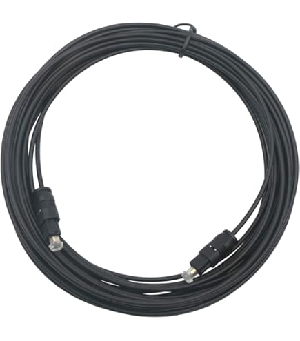 Cavo Ottico 3mToslink In Tessuto Con Spina Metallica - Foto 3