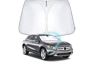 WEIPIN Parasol Compatible con Mer-cedes Ben-z GLA X156 2013-2019 2020, Parasol de Coche para Parabrisas Delantero para Mer-cedes X156 Accessori con refrigeración Anti UV, protección Interior