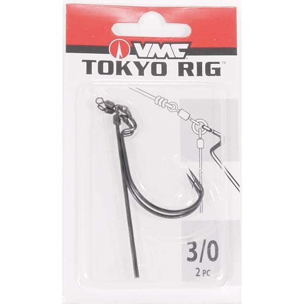 Gamakatsu Jigging Hooks - Size 6/0 - Silver Micro Barb Hooks (4 Pack)