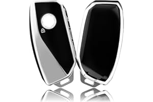 OFFCURVE Etui a Cle Voiture Coque Clé, Étui à Clés Couvre Clef Cache Clef Apte à BMW X7 X1 IX M5 I7 M Sport 7 Series 735Li 740