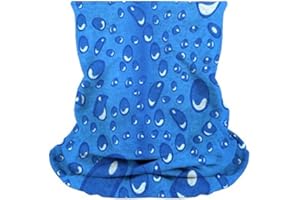 Sonnenscheinschuhe Multifunktionstuch Wassertropfen Blau Schlauchtuch Outdoor Halstuch Tuch Motorrad Fahrrad Schal