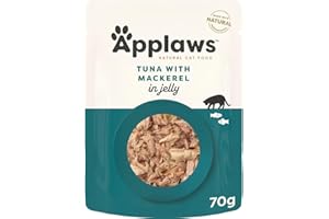 Applaws Cat Pouch 16x70g Tuna Wholemeat with Mackerel in Jelly