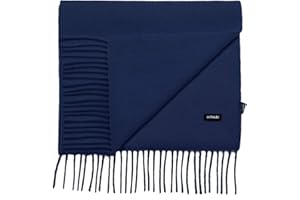 Bovari Kaschmir Schal Herren – 100% Kaschmir/Cashmere – Premium Qualität – 180 x 31 cm - viele Farben