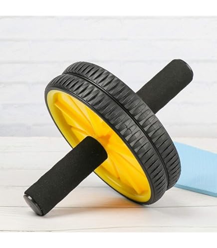 Addominali Attrezzi AB Roller A Doppia Ruota Per Addominali Con