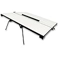 Isomars Drawing Board and Drafting Board Technical with Carry Handle, Parallel Motion Ruler - A2 Size- 18.5'' x 25" Ideal for Architects, Engineers, Interior Designers and Artists