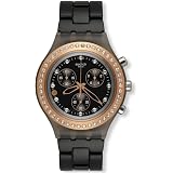 Swatch Core Collection Full-Blooded SVCK4032G - Reloj Unisex de Cuarzo,  Correa de Acero Inoxidable Color Oro (con cronómetro) : Swatch: Amazon.es:  Relojes