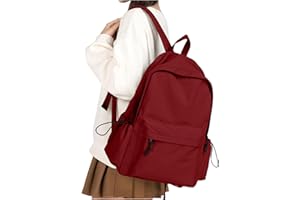 WEPLAN School Backpack for Teenage Girls School Bag for secondary school Lightweight Bookbag Backpack for School Casual Daypack Backpacks College Rucksack Water Resistant 14 inch Laptop Backpack Women