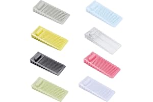 AIRFUL Tope de puerta de goma de 8 colores, cuña de puerta Premium, tope de puerta antideslizante, tope de puerta de silicona, cuñas de piso de alta resistencia para Patio