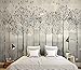 Produktbild Kuamai Gemalte Gerade Bäume Vögel Wandmalereien 3D Fototapeten Wallpaper Für Wände Bettwäsche Zimmer Große Papel Wandbild 3D Wandbild-350X250Cm