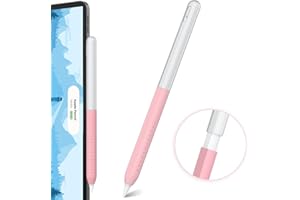 NIUTRENDZ Coque Ultra Fine pour Apple Pencil 2ème génération et Apple Pencil Pro Grip Cover Accessoires Design Duotone translucide Compatible avec Chargement magnétique et Double tapotement
