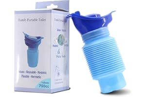 Leetye Mei Emergency Urinal, Portable Shrinkable Camping Urinal,Portable Mobile Toilet for Unisex Men Women for Travel Traffic Jam and Camping