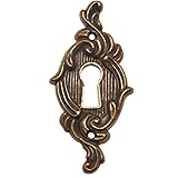 Beschlag Messing Schlüsselrosette Schlüssellochrosette Schrank