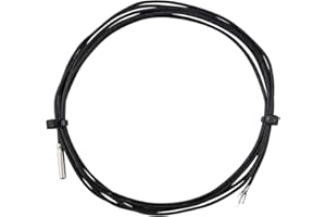 BCZAMD PT1000-550BW Thermistor Sensor Probe Head 3 mm x 15 mm up to 450 °C Line 1.5 Metre Platinum Heat Resistance Sensor Temperature Sensor for 3D Printer 3D Volcan/V6 Heater Block Parts