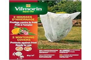 Vilmorin - 2 Housses d'hivernage Vilmorin pp 30 g/m² blanche 1.60m x 1m