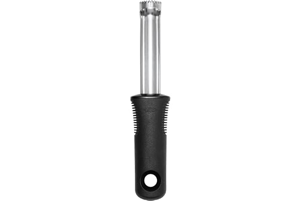 OXO Good Grips – Vide-pomme - Vide-pomme pour retirer les trognons en inox - Noir