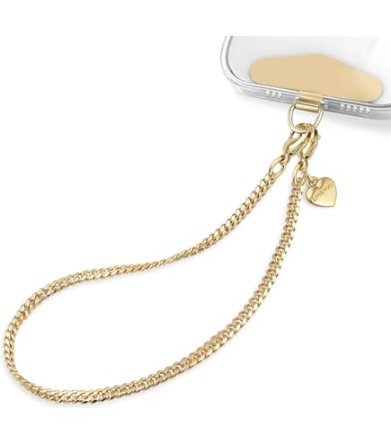 UKON Mobile Phone Lanyard Crossbody And Phone Wrist Strap Set, Metal Phone Chain Neck Strap For - View #2