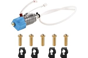 AOMUWKE Hotend pour imprimante 3D Kobra Plus, FDM Kit d'accessoires Hotend avec chaussettes en silicone et buses pour Anycubic Kobra Plus