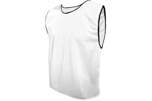 SPORTSBIBS Football Bibs for kids and adults, Marker T-Shirts, Mesh Jersey, Training Marking Shirts, Trikots for Men Ladies Seniors Juniors, 8 colours, without logo