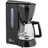 Melitta Filter Coffee Maker with Glass Carafe, For 5 Coffee Cups, Single 5, Black, M720-1/2