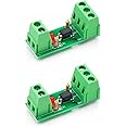 JZK 2Pcs Optisches Isolatormodul, Optokoppler 12V 80KHz 1 Kanal Isolierte Stromwandlerplatine PC817 EL817 SPS-Prozessoren, Sp