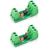 JZK 2 x Optical Isolator Module, Optocoupler 12 V 80 KHz 1 Channel Insulated Current Transformer Board PC817 EL817 PLC Proces