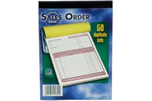 Pukka Pads Lot de 5 Carnets de commandes Feuillets dupli autocopiants 137 x 203 mm