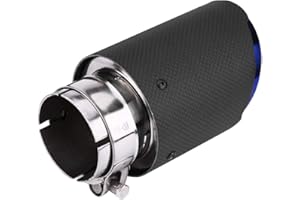 Hlyjoon Motorrad-Endschalldämpfer, Mittelschalldämpfer, hinten, Modifikation des Motors, Verbindungsschlauch mit Adapteranschluss, für 63 mm, 89 mm, Universalanschluss