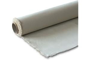 Niik Rotolo Tela Tele per dipingere 212 cm / 10 mt in Cotone Grezzo per riparazioni foderatura rintelatura Dipinti Greggio pittorica Grezza Tele in Rotoli da Pittura