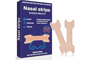 ARVONO Nasenpflaster Schnarchen - 60 Stück Nasenstrips Besser Atmen - Anti Schnarch Nose Strips - Lindert Sofort Verstopfte Nase - Schnarchstopper gegen Schnarchen - Nasal Strips für Schlaf und Sport
