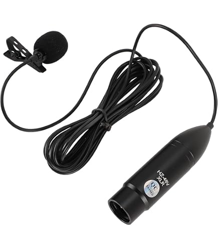 Microphone Sans Fil Cravate GEEKRIA Microphone Cravate XLR 48 V, Micro Omnidirectionnel, Réduction Micro Cravate Rode Microphone Sans Fil Cravate GEEKRIA Microphone Cravate XLR 48 V, Micro Omnidirectionnel, Réduction Micro Cravate Rode