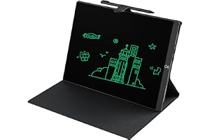 Azonee LCD Writing Tablet for Adults, 11.5″ Digital Notebook with Protective Folio, LCD Letter Writing Tablet with Hall Switch, Reusable Drawing Notepad for Business, School, Home, Erasable