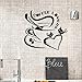 Produktbild Schönheit Kaffee Wandaufkleber Personalisierte Wandbilder Kreative Für Küche Decor Coffee Shop Dekoration Vinyl Wandtattoos 58 cm X 62 cm