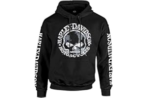 WISCONSIN HARLEY-DAVIDSON Harley-Davidson Herren Sweatshirt Willie G Skull H-D Pullover Schwarz 30296648