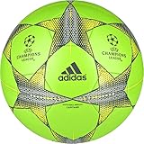 Talla: 5 adidas Champions League Finale Capitano - Balón, Color Verde / Gris / Amarillo, Talla: 5