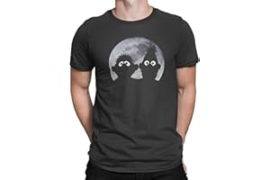 NP NASTROVJE POTSDAM Sesame Street Ernie und Bert im Mondlicht Schatten, Herren T-Shirt aus 100% Baumwolle, Moonnight Sesammstrasse