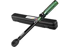 Uharbour Torque Wrench 3/8, Torque Wrench 3/8 5-60 Nm, ±3% Accuracy All Calibrated with Unique Serial Number, Suitable for Bike, Motorcycle and Car