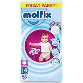 Molfix Panty Cloth 4 Size Maxi Deal Package 56 Pieces