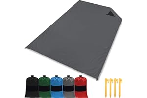 ‎GIPFELSPORT gipfelsport Picknickdecke - Outdoor Picknick Decke I Stranddecke, wasserdicht, waschbar, sandfrei I 200x140cm groß I grau