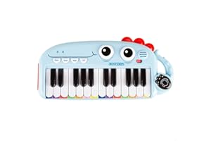 ColorBaby Bontempi 39213 Piano électronique pour Enfant 24 Touches avec lumières, Sons, mélodies, Boutons et Design sûr avec Visage Souriant, pour initier Les Plus Petits à la Musique Depuis 18 Mois