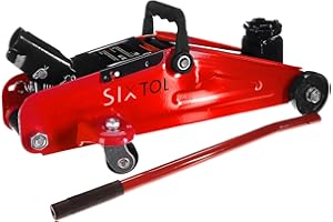 SIXTOL SX Jack Cric hydraulique Mobile Profil Bas | pour Changer Les Roues de Voiture | sur Roues (2T)