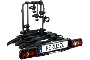 Peruzzo PE 708/4 Portabici Gancio Traino, Pure Instinct, 4 Bici
