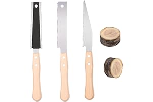Poraceous 3 Pezzi Sega Giapponese per Legno, 310 mm Sega a Doppio Taglio, Denti su Entrambi i Lati, Segas a Mano Piccola con Manico, per Legno da Taglio Fine, per Sezione Trasversale, Longitudinale