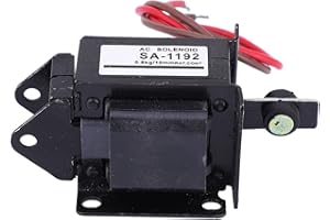 TOMOTATO Push Pull Elektromagnet, SA-1192 AC-Magnet Elektromagnet 220VAC 10mm Hub 7.8N Push Pull Typ Rahmen