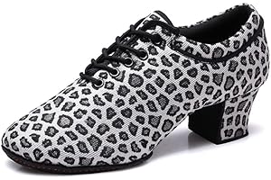 TINRYMX Damen Latein Tanzschuhe schnüren Salsa Ballsaal Leistung Ballsaal Tanzschuhe,Modell-MF2801/2805
